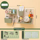Axyaa Kawaii Dorm Wall Shelf | Study Storage Rack & Organizer - Adhesive Mounted