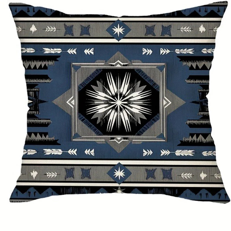 Axyaa Bohemian Style Polyester Pillowcase for Ethnic Home Decor