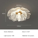 Axyaa Nordic Flower Ceiling Chandelier for Bedroom Balcony Hallway Lighting