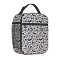 Axyaa Insulated Goth Bats Lunch Bag: Reusable Waterproof Thermal Cooler Tote