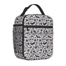 Axyaa Insulated Goth Bats Lunch Bag: Reusable Waterproof Thermal Cooler Tote
