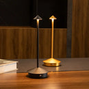 Axyaa Rechargeable Touch LED Table Lamp for Dining Hotel Bar Bedroom Decor