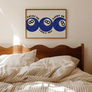 Blue No.8 Ball Canvas Print for Modern Home Decor by Axyaa