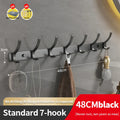 Axyaa Door Hooks Clothes Hanger Storage Wall Hanging Kitchen Bathroom Accessories