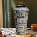 Axyaa Ins Style Ceramic Floor Vase for Home Decor & Living Room Art