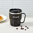 Axyaa Stainless Steel Double-Walled Insulated Coffee Mug - Leak-proof Reusable Water Cup