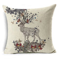 Axyaa Linen Cushion Cover 45x45cm - Stylish Decor for Sofa and Bed