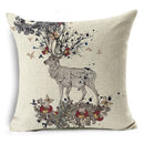 Axyaa Linen Cushion Cover 45x45cm - Stylish Decor for Sofa and Bed