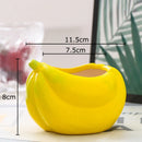 Axyaa Fruits Shape Vase Green Pot Flower Arrangement Creative Cartoon Room Decor