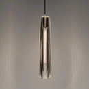 Axyaa Crystal Gold Vertical Chandelier for Home Decor - LED Lighting