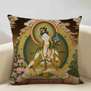 Axyaa Religious Culture Art Linen Pillowcase 45X45CM Home Decor