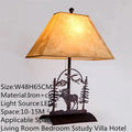 Axyaa American Retro LED Table Lamp for Living Room and Bedroom