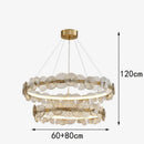 Axyaa Modern LED Pendant Chandeliers for Living Room and Dining Room