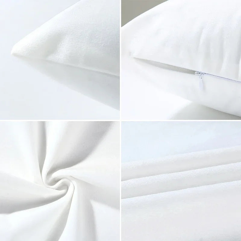 Abstract Geometric Mountain Pillowcase Blue Polyester for Sofa Hotel Office Seat Cushion Cover