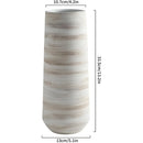 Axyaa Ceramic Pampas Grass Vase, 13" Modern Floor Vessel for Wedding and Home