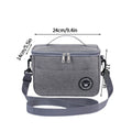 Axyaa Insulated Aluminum Lunch Box Bag Meal Pack Thermal Food Storage