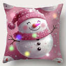 Axyaa LED Light Luminous Pillowcase with Cute Christmas Cartoon Design