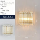 Axyaa Crystal Wall Lamp - Modern Minimalist Living Room Background Wall Light