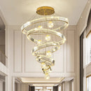 Axyaa Exquisite Hall Staircase Chandelier Indoor Ceiling Lights