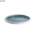 Axyaa Circular Ceramic Restaurant Service Plate Set