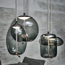 Axyaa Scandinavian Knot Pendant Glass Chandelier, Luminaire Suspendu