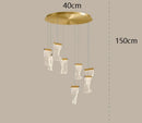 Axyaa Nordic Stair Chandelier, Living Room Pendant Lights, Indoor Dining Ceiling Light
