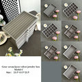 Axyaa 7-Layer Jewelry Organizer with Grids, Drawer, and Display Rack
