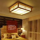 Axya Wood Ceiling Light: Japanese Style LED Lamp for Living Room, Dining Room, and Tatami