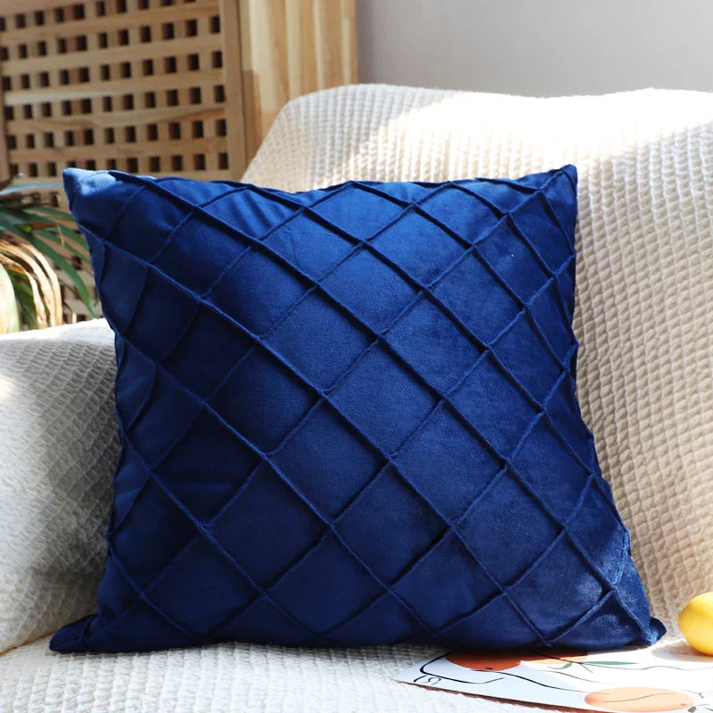 Axyaa Velvet Pillowcase 50x50 Decorative Cushion Cover Sofa Throw Pillow Cover