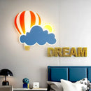 Axyaa Clouds Wall Lamps: Modern Kid's Bedroom Sconce Indoor Lighting