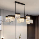Axyaa Crystal Chandelier Stair Pendant Living Room Interior Lighting