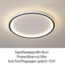 Axyaa Modern Gold/Black LED Ceiling Light for Home Lighting