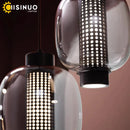 Axyaa Minimalist Glass Chandelier for Elegant Spaces