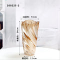 Axyaa Crystal Glass Hydroponic Vase for Art Flower Arrangement and Decor