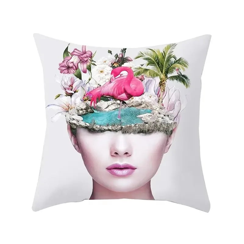 Rose Flora Pattern Pillow Case by Axyaa - Decorative Cushion Covers