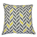 Axyaa Geometric Square Checked Pillowcase – Black and White Stripe Cushion Cover