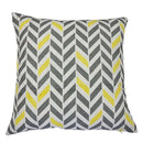 Axyaa Geometric Square Checked Pillowcase – Black and White Stripe Cushion Cover
