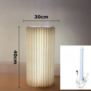 Nordic Style Kraft Paper Cylinder Table Lamp LED Desk Light for Home Living Room Axyaa