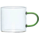 Axyaa Glass Teacup Set, Master Quality, Heat-Resistant, Kung Fu Tea Cup with Handle