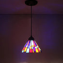 Axyaa French Glass Retro Restaurant Lamp - Japanese Bar Tea Room Pendant