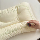 Axyaa Cotton and Bean Velvet Low Pillows - Kid & Adult Sleeping Pillows