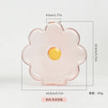 Axyaa Clear Glass Hydroponic Flower Vase for TV Cabinet Decor