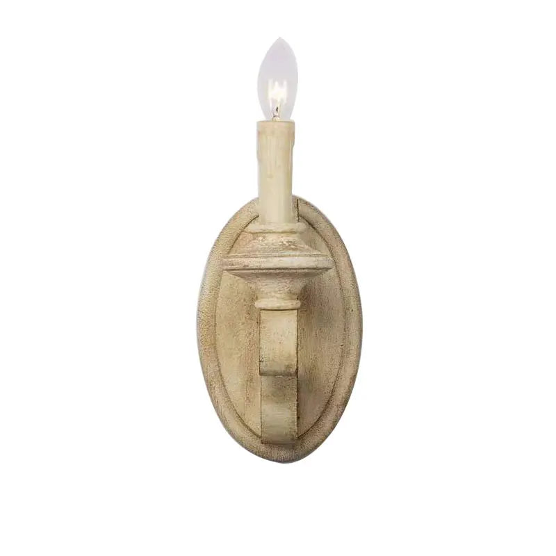 Axyaa Retro Wood Wall Lamp for Living Room Bedroom Staircase Dining Hall
