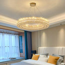 Axyaa Crystal Chandelier Pendant Light for Luxury Living Room and Bedroom