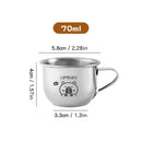 Axyaa Kids Stainless Steel Tumbler with Handle - Durable & Cute Drinkware