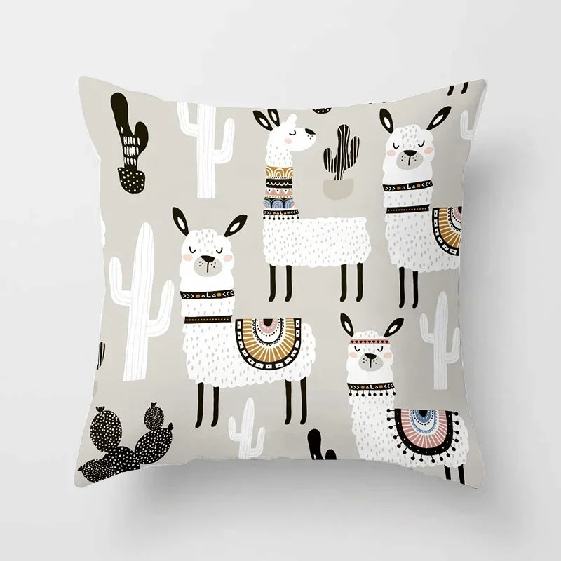 Axyaa Decorative Cushions Pillowcase - Soft Polyester Throw Pillow Cover for Sofa Décor