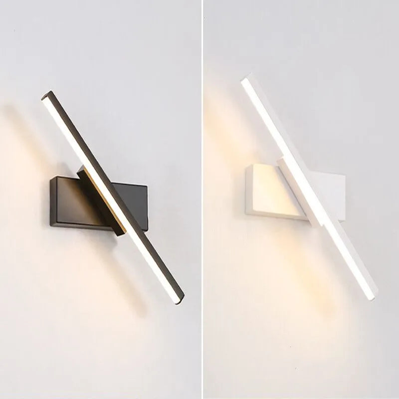 Axyaa Rotatable LED Wall Lamp: 360° Adjustable Angle for Living Room, Bedroom, and More