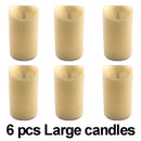 Axyaa Flameless LED Pillar Candle Wedding Home Party Decor