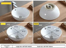 Axyaa Ceramic Pedestal Washbasin Set - Round Balcony & Bathroom Models, Faucet Excluded