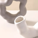 Axyaa Geometric Flower Vase & Twisted Terrarium for Home Decoration